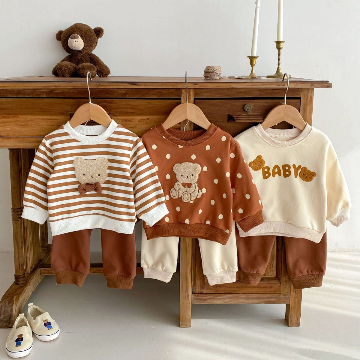Ins Clothes For Babies Spring Baby Bear Suit