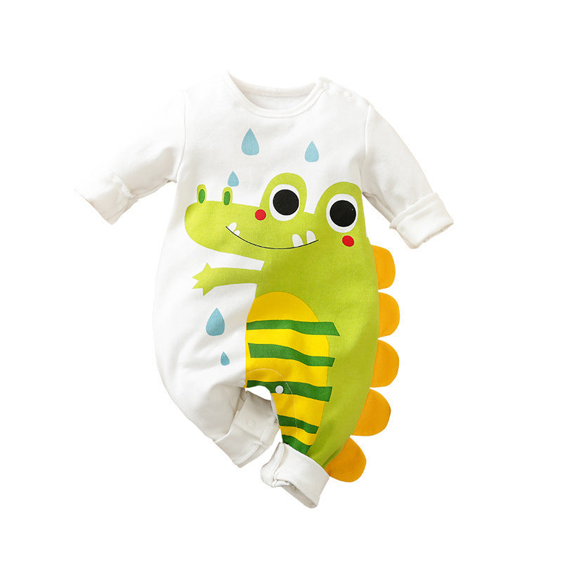 Clothes For Babies Class A Cartoon Jumpsuit Short Sleeve