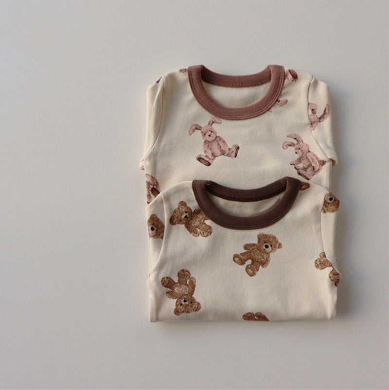 Boys And Girls Baby Home Clothes Suit