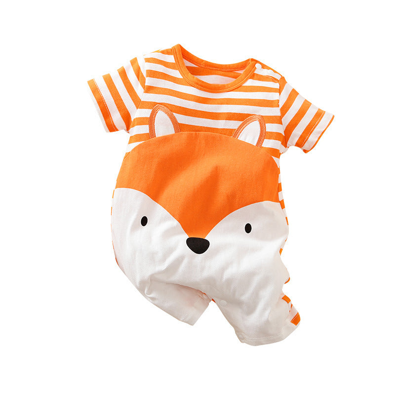 Clothes For Babies Class A Cartoon Jumpsuit Short Sleeve