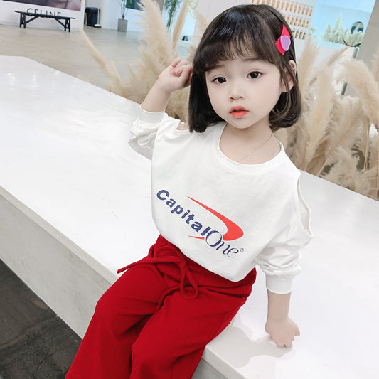 Girls' Suits, Spring Clothes, New Style, Korean Style, Middle And Small Children, Spring And Autumn Casual Two-piece Suits, Little Girls, Children's Clothes
