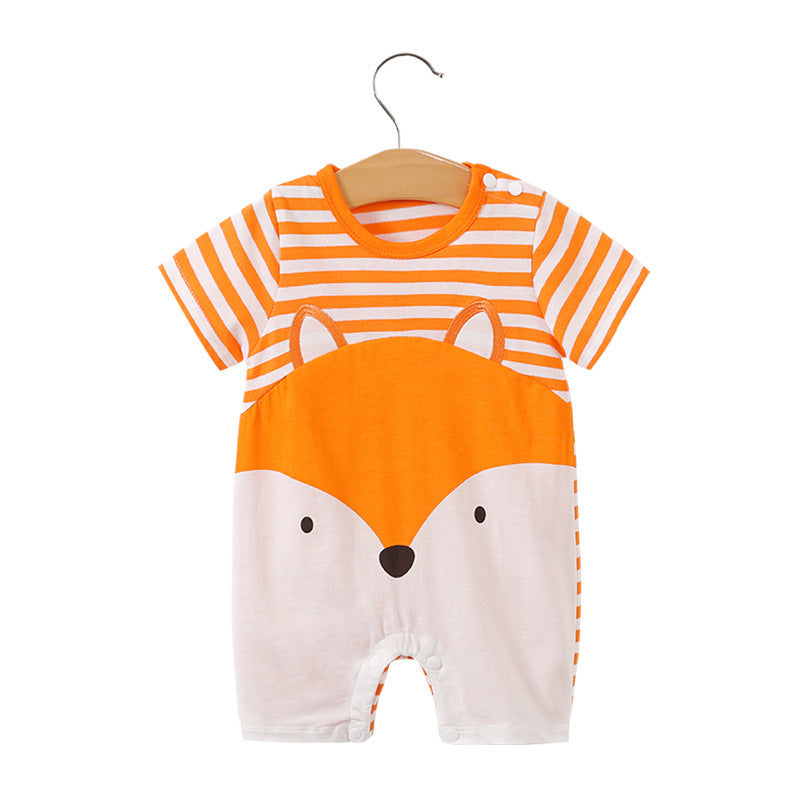 Clothes For Babies Class A Cartoon Jumpsuit Short Sleeve