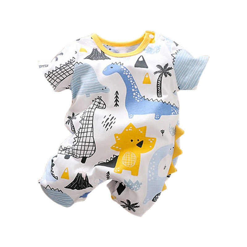 Clothes For Babies Class A Cartoon Jumpsuit Short Sleeve