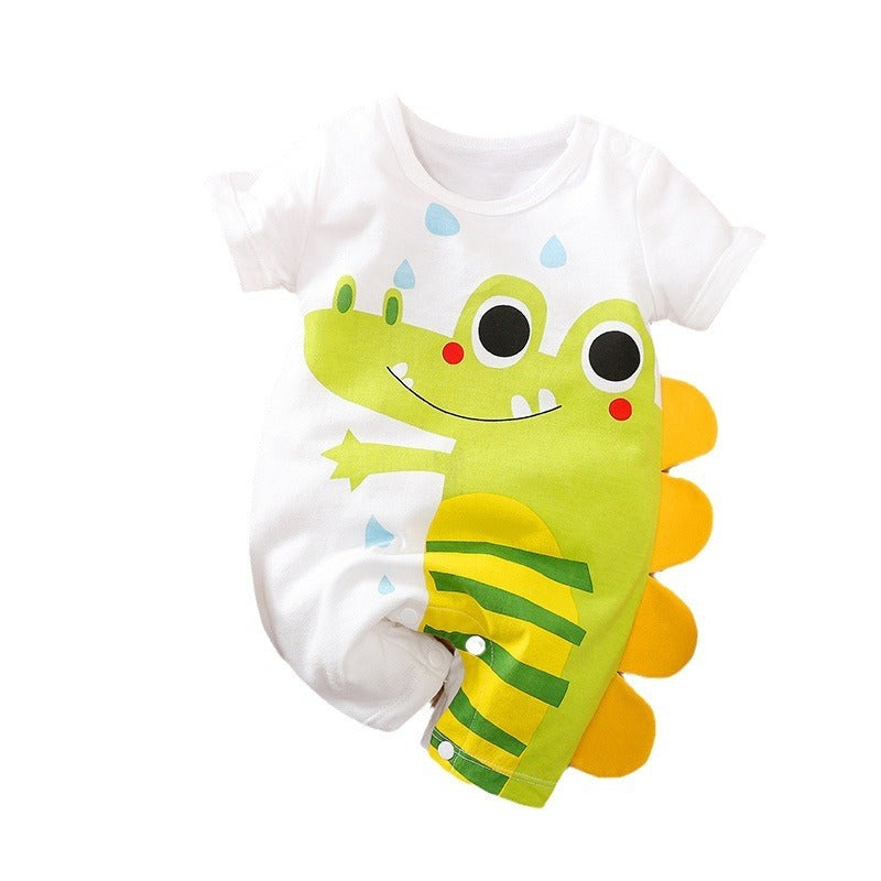 Clothes For Babies Class A Cartoon Jumpsuit Short Sleeve