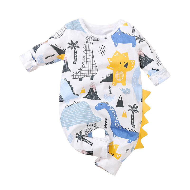 Clothes For Babies Class A Cartoon Jumpsuit Short Sleeve