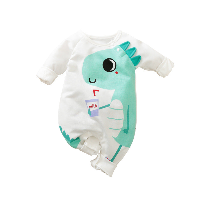 Clothes For Babies Class A Cartoon Jumpsuit Short Sleeve