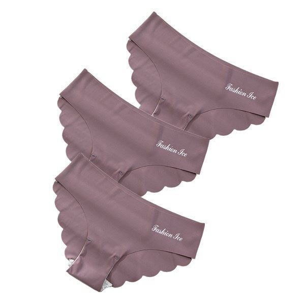 Panties For Women Seamless Panty Set Solid Invisible