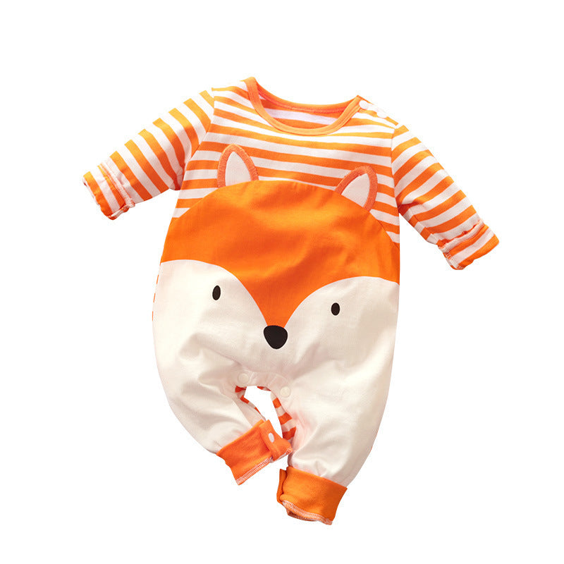 Clothes For Babies Class A Cartoon Jumpsuit Short Sleeve