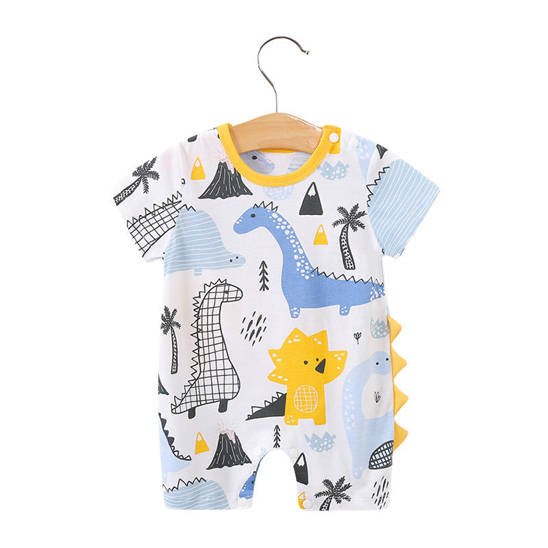 Clothes For Babies Class A Cartoon Jumpsuit Short Sleeve