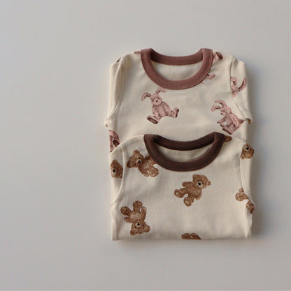 Boys And Girls Baby Home Clothes Suit