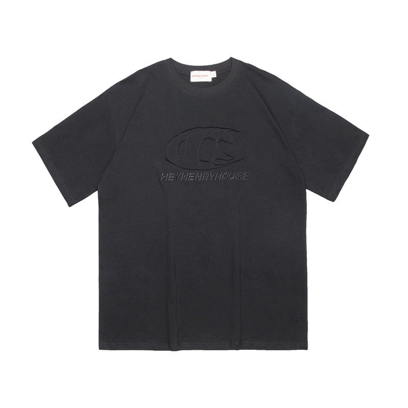 Paste Cloth Embroidery Couple New Short Sleeve